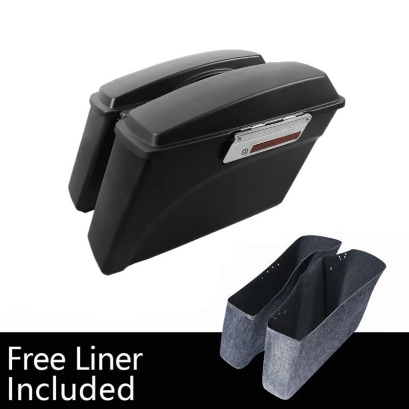 Motorcycle Hard Saddlebag for Harley Touring Road King Road Glide FLHR FLTR 1994-2013