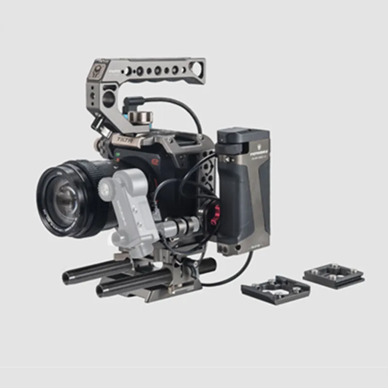 TA-T05-C-G 499USD Tilta Z-CAM комплект снаряжения клетка для Z-cam E2 Камера боковым фокусом ручка, оборот в минуту(R/S Z Cam E2 Камера клетка с ручкой сверху Z аксессуары для камеры Tilta Инж - Цвет: TA-T05-C-G 499USD