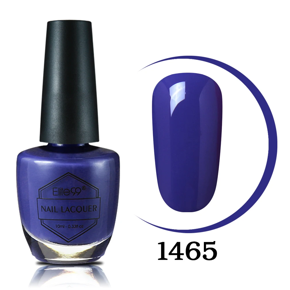 Elite99 10 мл Лак для ногтей лак для ногтей Гель-лак Vernis Nail Art долговечный впитывающий светодиодный аппарат великолепный маникюр гибридные Лаки - Цвет: 1465