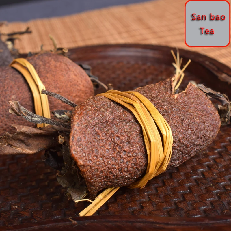 

Xinhui authentic Chen Pi Fuding White Tea Gongmei Grass Straw Sanbao Tea in bulk