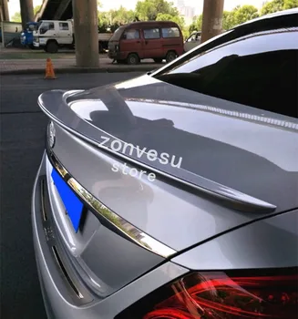 

Use For Benz W205 C Class Sedan 2015-2019 Year Amg Spoiler ABS Plastic Carbon Fiber Look Rear Trunk Wing Body Kit Accessories