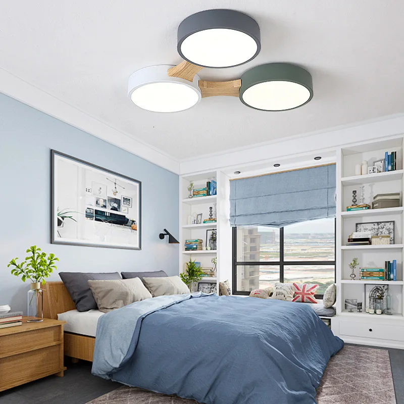 Acylic Ceiling Lights Square Rings For Living Room Bedroom Home AC85-265V Modern Led Ceiling Lamp Fixtures lustre plafonnier