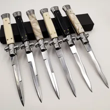 Итальянский мафиозный дайвинг выживания складной нож 5Cr13 стальное лезвие Тактический stilt открытый рыболовный нож