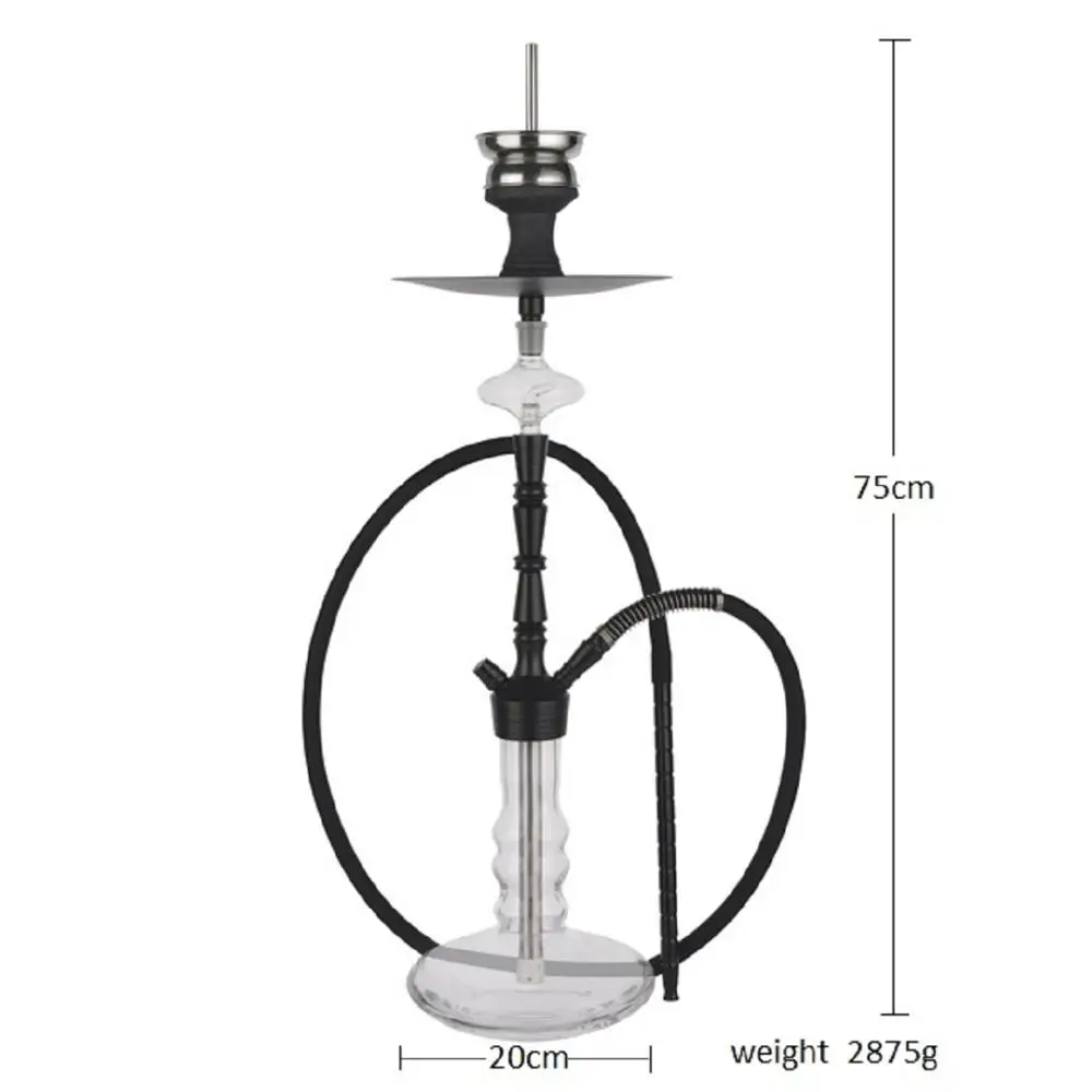 4 Набор кальяна большого размера Chicha Shisha Molasse Catcher Hose Narguile кальян стеклянный мини-кальян водопровод - Цвет: 4