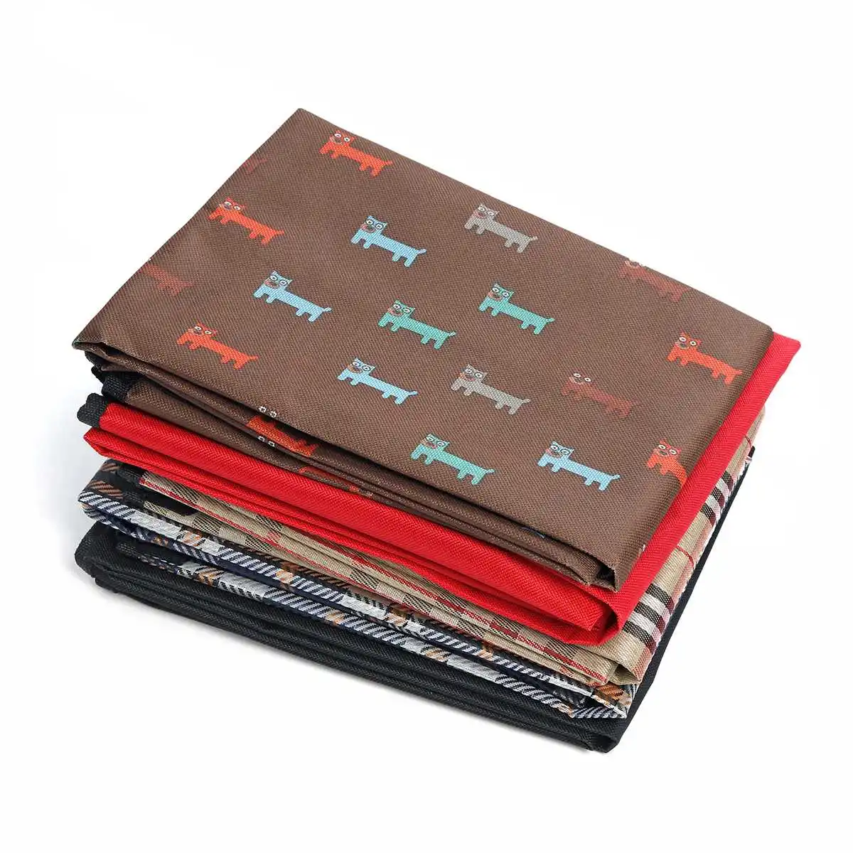 Outdoor Portable Dog Cat Pet Car Front Seat Cover Waterproof Nonslip Adjustable Buckle Clips Car Seat Protector Mat Pet Products