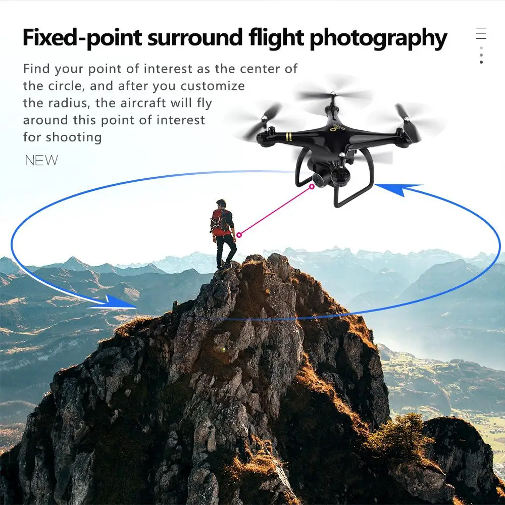101 gps 5G wifi 1080P Дрон Профессиональный Дрон с камерой HD RC wifi FPV в режиме реального времени Квадрокоптер радиоуправляемые игрушки Дрон