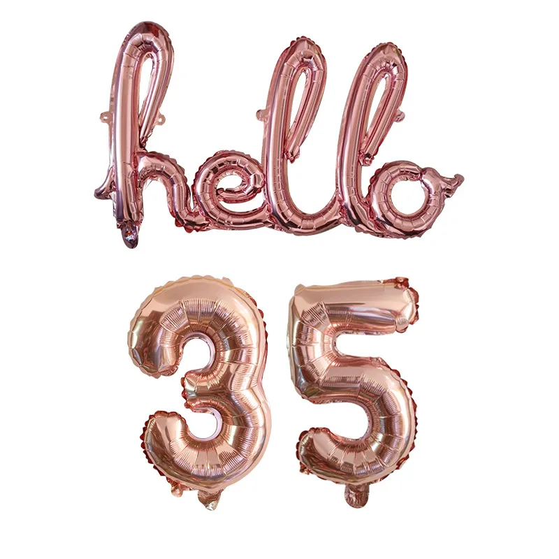 Rose Gold Milestone Celebration Balloons: Elegant Party Decor