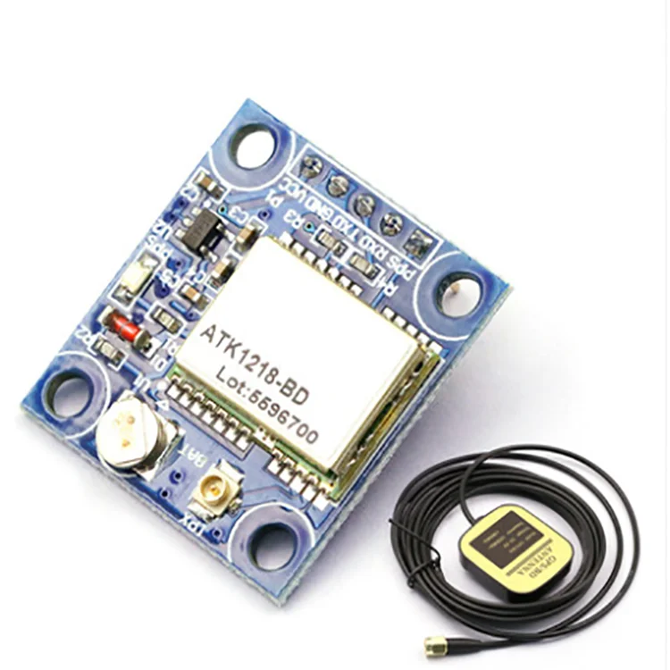 Синий Со встроенной антенной gps+ Beidou позиционирования модуль ATK1218-BD двойной режим 3-метровых активная антенна - Цвет: Синий