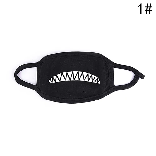 Велосипедная маска для лица крутая наружная противопылевая хлопковая маска для рта и лица черная теплая Модная велосипедная маска прочная намордник маска - Цвет: 1