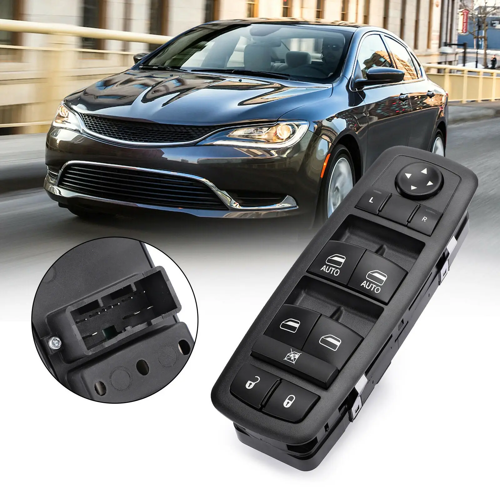

Electric Power Master Window Lifter Control Switch Front Left for 2011-2017 Dodge Charger Chrysler 68231805AA Car Accessories