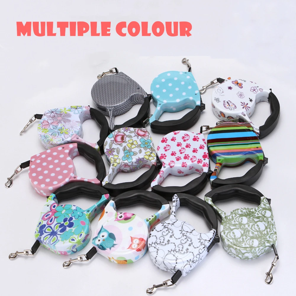 5 м выдвижной поводок для собак многоцветный маленький и Средний Товары домашних