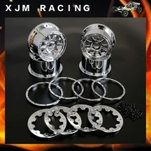 Хромированные ступицы колеса набор(Gen.3) для 1/5 Hpi Rovan Kingmotor Mcd Gtb Racing Baja 5b Ss грузовик Rc запчасти для автомобилей