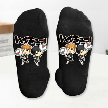 

High Quality Anime Character Haikyuu!! Man Socks Cosplay Volleyball Woman Socks Fun Harajuku Hip Hop Skateboard Fashion Socks