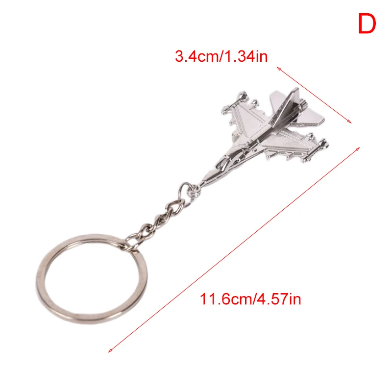 Креативный Воздушный самолет брелок металлическая морская модель авиационный подарок брелок Модель брелок Aircrafe - Цвет: D