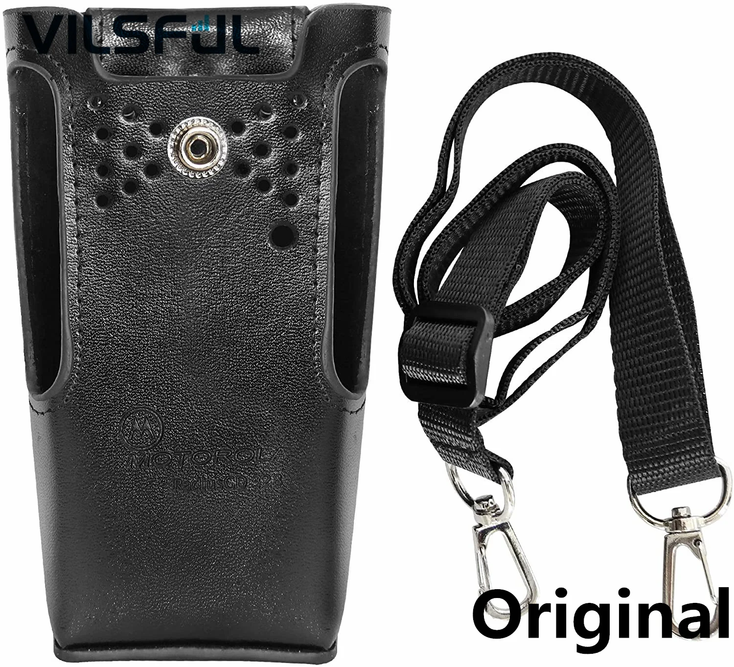 Walkie Talkie Holster Leather Carrying Holder Case for Motorola GP140 GP320 GP328 GP340 HT750 PRO5150 PR860 PTX700 PTX760 Radio