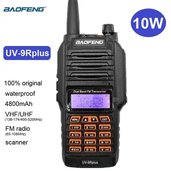 

Baofeng UV-9R PLUS 10W Waterproof Walkie Talkie CB Portable FM Radio Transceiver VHF UHF UV9R Ham Amateur Radio 10km UV 9R