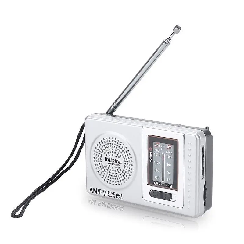 Питание AM/FM телескопическая Новая антенна карманное радио мини-портативный для аккумулятора Многофункциональный встроенный Динамик Приемник радио старый человек