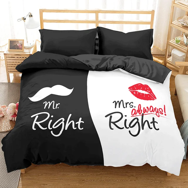 Couple Lover Luxury Bedding Set Bedding sets Home Appliances, Pet & Tools Home Textiles color: 1|2