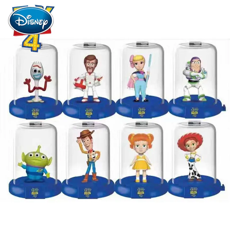 

Disney Toy Blind Box Doll Random Ship Toy Story 4 Blind Box Buzz Lightyear Hu Di Hand Office Doll Decoration Toy Surprise Box