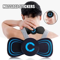 Stimolatore di massaggio cervicale Wireless Mini portatile elettrico collo schiena massaggiatore muscolo EMS batteria sollievo dal dolore