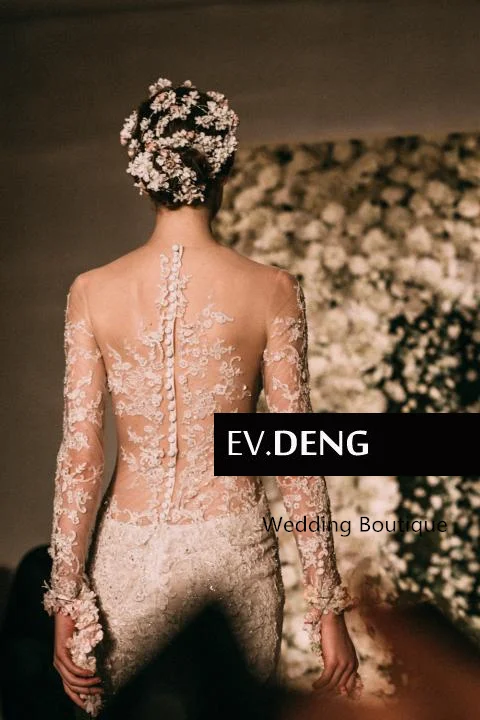 Настоящая фотография пикантные Длинные рукава Casamento кнопку appliques vestido de noiva кружевное свадебное платье для матери невесты платья