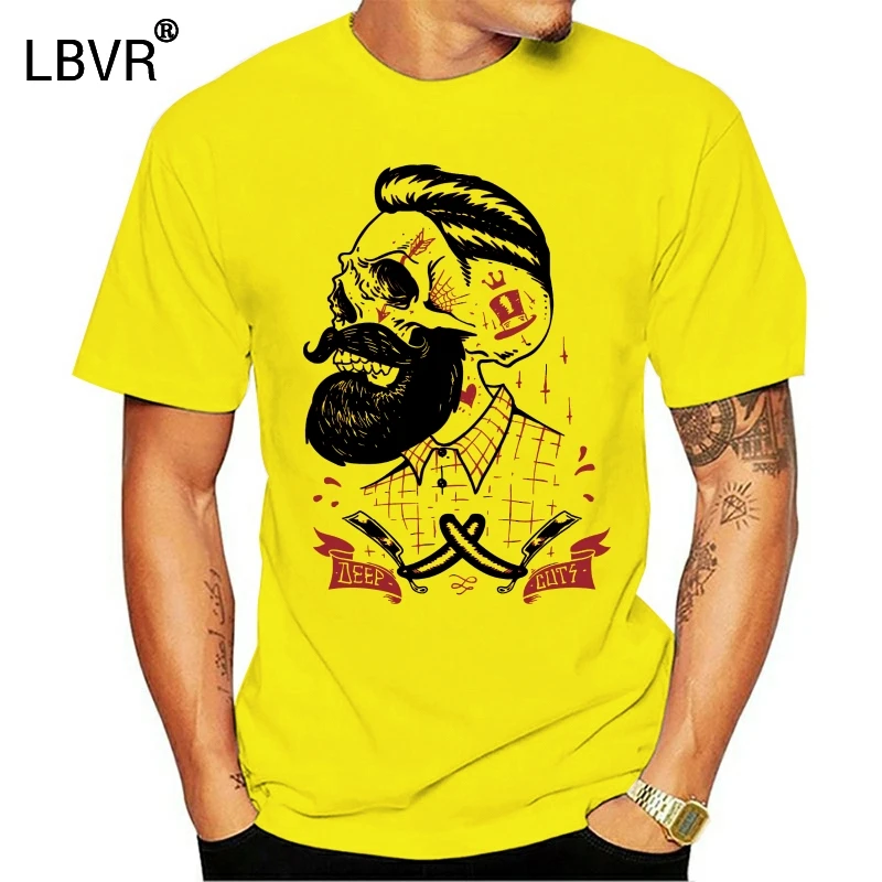 Скидка Homme новинка футболка мужская глубокими вырезами Hipster парикмахерской