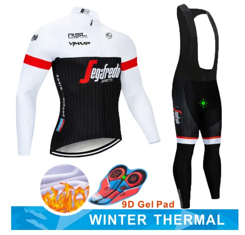 Треккинг SEGAFREDO зимний теплый флисовый комплект Джерси для велоспорта термальная одежда для велоспорта Mtb Одежда для верховой езды Ropa Ciclismo