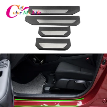 

Accessories Fit for Honda HRV HR-V Vezel 2014 - 2020 Stainless Steel Scuff Plate Door Sill Guards Thresholds Cover Trims 4Pcs