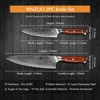 XINZUO-ensemble de couteaux de Chef de cuisine japonais VG10 en acier, damas manche en bois de rose, meilleure qualité outils de cuisine ► Photo 2/6