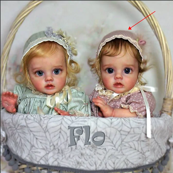 RBG 12 inch 30cm Reborn Baby Dolls Finished Doll Cute Girl Flo Real