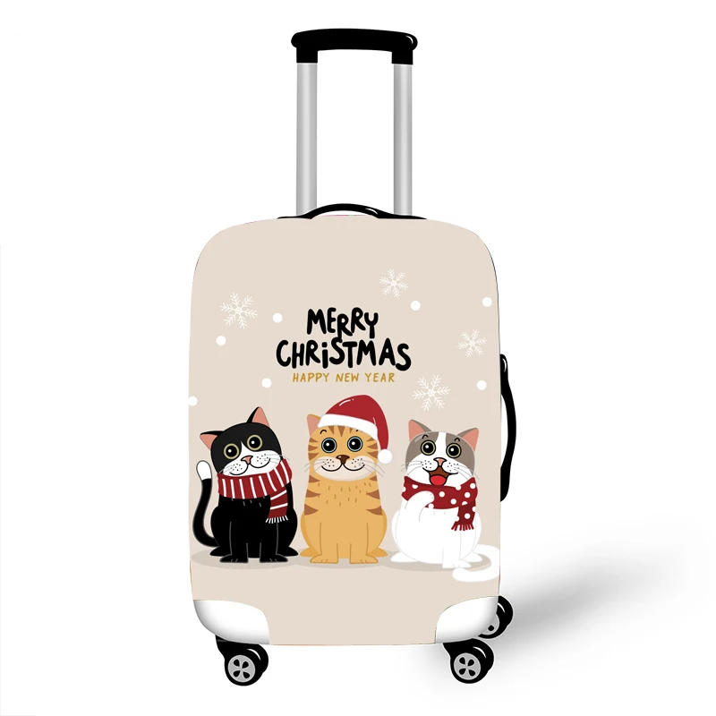 Эластичный Защитный чехол для багажа, защитный чехол для чемодана, чехлы на колесиках, Чехлы, 3D аксессуары для путешествий с рисунком кота