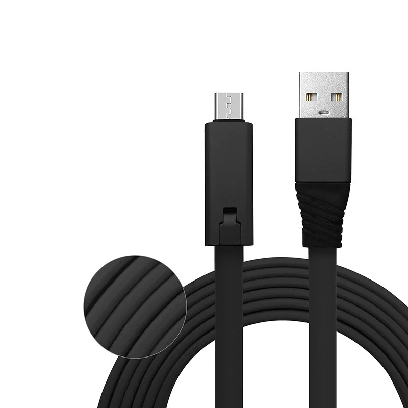 Usb type C телефонный кабель Mirco USB для samsung S9 кабель Android для Xiaomi Mi9 провод для быстрого заряда USB-C 1,5 м телефонный зарядный шнур - Цвет: Mirco USB Black