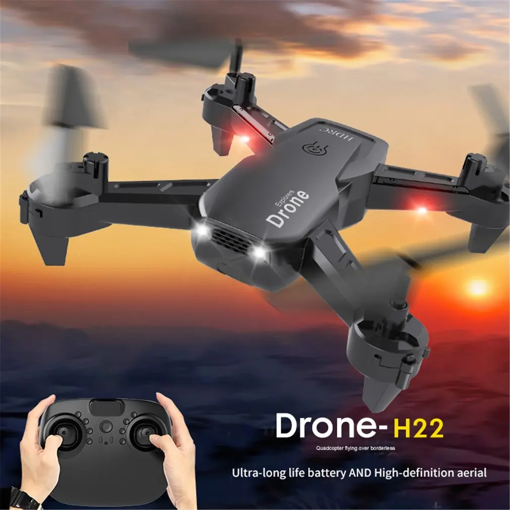 

H22 Wifi Real-time Aerial Drone RC FPV WiFi Drone White RC Foldable Drone Helicopter without Camera Headless Mode Drone