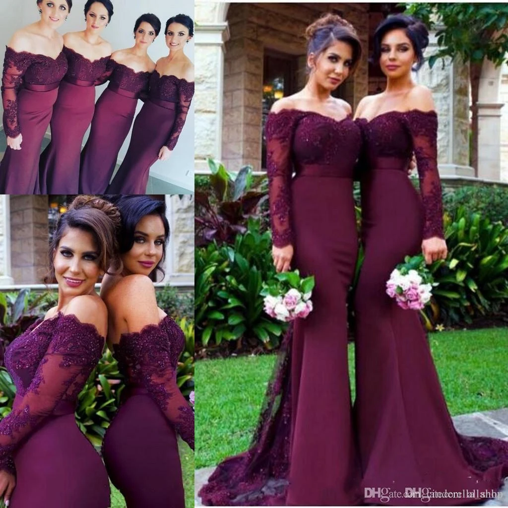 burgundy evening dresses for weddings