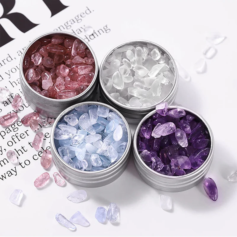 1 Box Crystal Natural Stones Irregular Crushes Colorful Nail Art Decorations Japanese Style DIY UV Gel Polish Accessories | Красота и