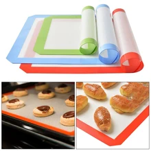 1 антипригарный коврик для выпечки теста пищевой стекловолокно силиконовый подкладочный лист Кондитерские инструменты коврик для раскатки теста торт печенье макарон