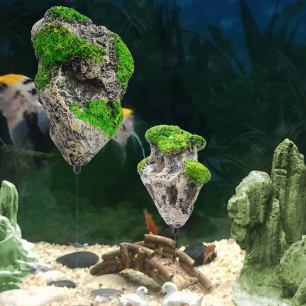 

Aquarium Tank Floating Rock Suspended Artificial Stone Aquarium Decor Fish Tank Decorations Floating Pumice Flying Rock Ornament