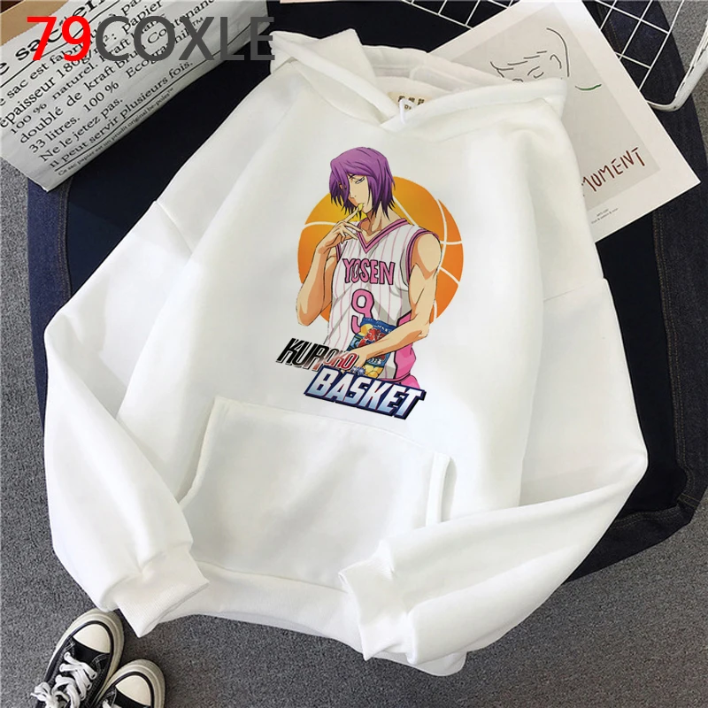 

Hot Japanese Anime Kuroko No Basket Hoodies Men Kawaii Hip Hop Tops Cartoon Streetwear Unisex Fashion Harajuku Sweatshirts Male