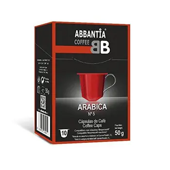 

120 Cápsulas de Café 100% Arábica Abbantia compatibles con Nespresso