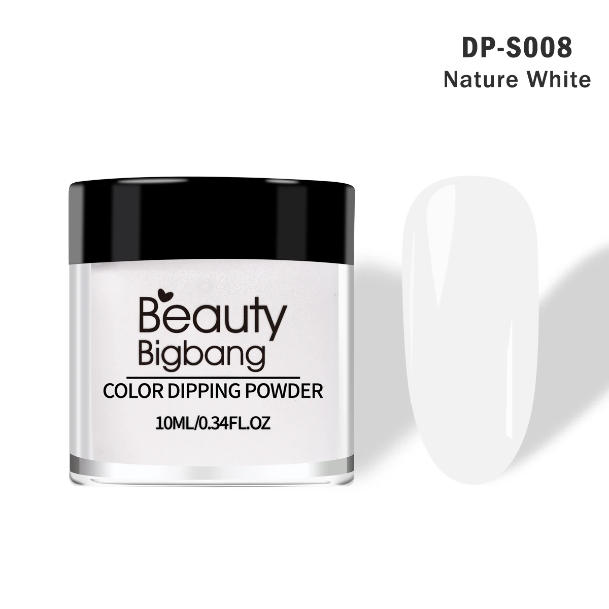 BEAUTYBIGBANG погружения порошки для ногтей градиент Французский ногтей натуральный цвет голографический блеск без лампы лечения ногтей художественные украшения - Цвет: 8A