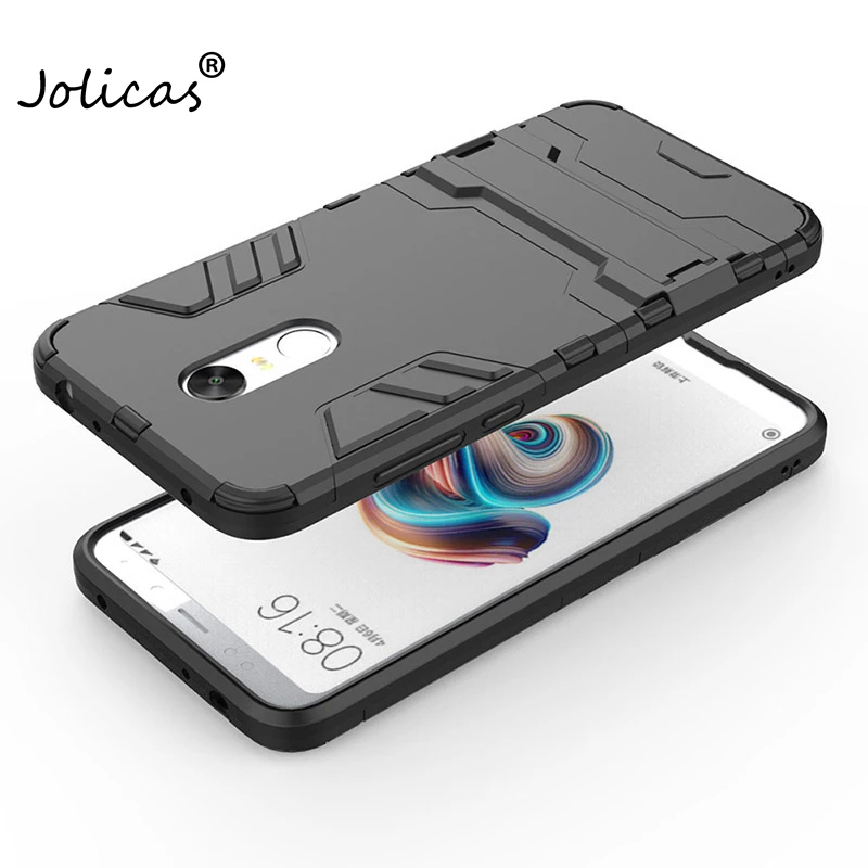 2018 Новый чехол для Xiaomi Redmi 5 плюс Чехол гибридный жесткий Coque Стенд телефон случаях