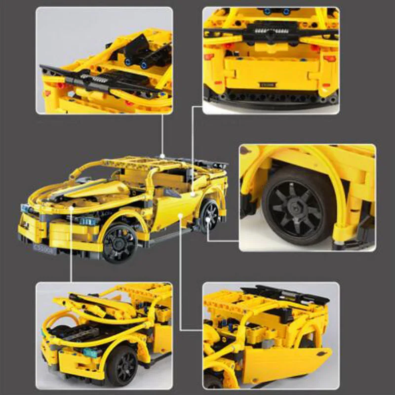 Technic серия RC модель автомобиля с дистанционным управлением гоночный автомобиль электрические строительные блоки кирпичи игрушки для детей подарок