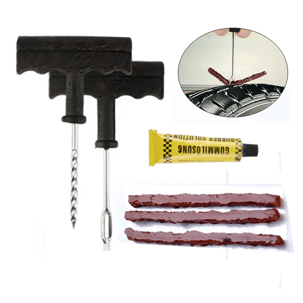 Комплект для ремонта уличных шин аварийный самообслуживания инструмент утечек