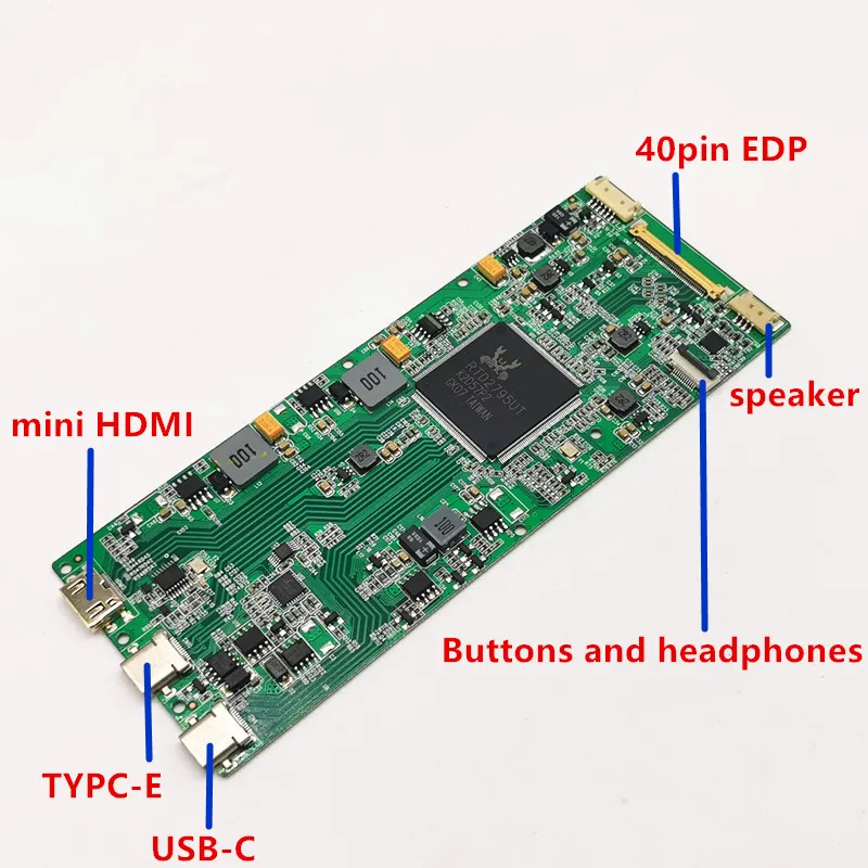 4K LCD driver board type-C one line pass 40 pin