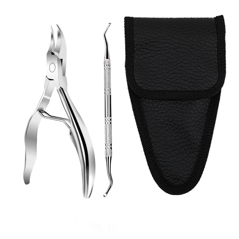 Tagliaunghie Qmake Tagliaunghie per unghie incarnite Tagliaunghie per cuticole Lima per unghie Pelle morta Rimuovi pedicure Tagliaunghie in acciaio inossidabile Strumenti per la cura delle unghie_voghion.com