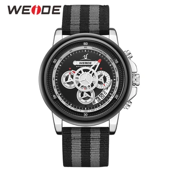 

WEIDE Men Watch European Leather Watch High-grade Waterproof Men Watch Relogio Masculino Sports Digital Numeral Date Men Watch