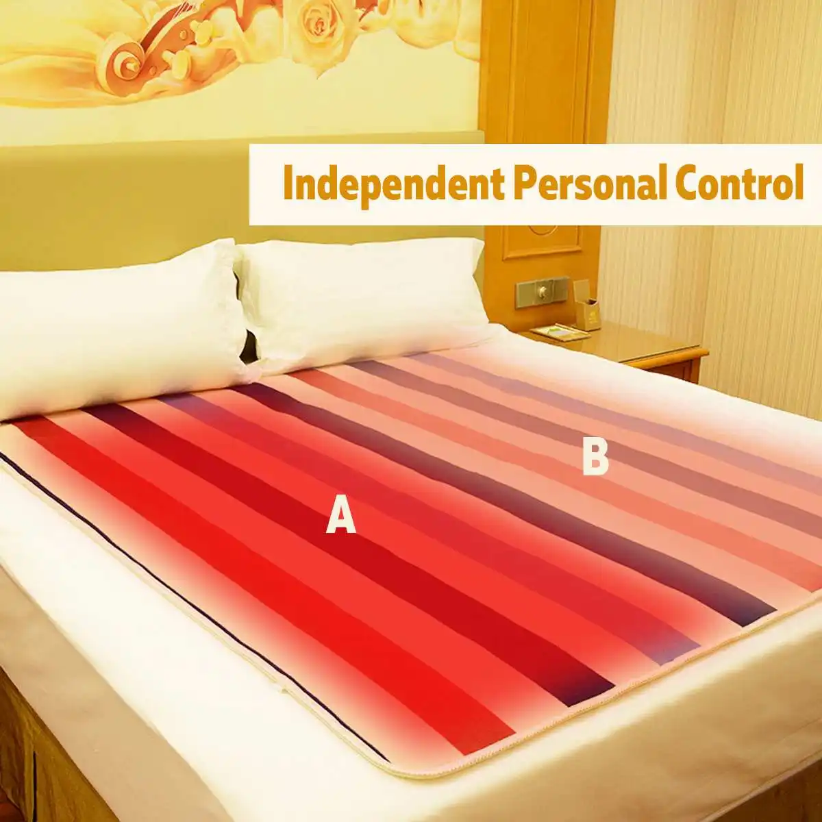 

220V Automatic Electric Heating Thermostat Throw Blanket Double Body Warmer Bed Mattress Electric Heated Carpets Mat