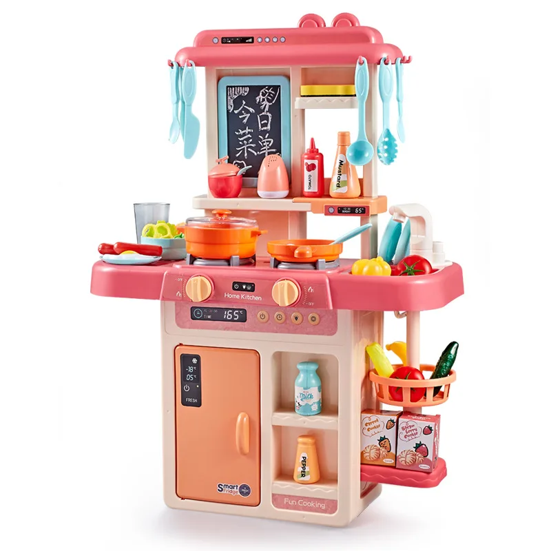 

Beibigu Small Spray Water Extractor Light Music Kitchenware Children Cook Cooking Model Tableware Kitchen Toy