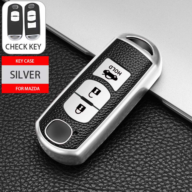 Key Fob Cover Case Protect For Mazda 2 3 5 6 Axela Atenza CX-5 CX5 CX-7 CX-9 MX5 2016 2017 2018 Smart 2/3 Buttons Auto Bag
