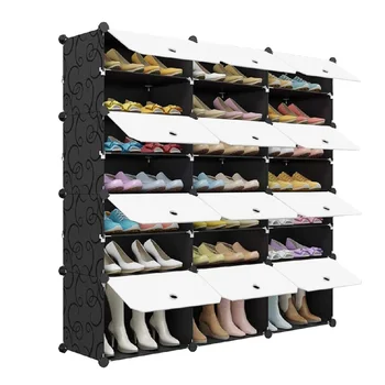 

1pc Portable Shoe Rack Durable Shoe Storage Cabinet Stand Heel Storage Holder Footwear Shelf for House